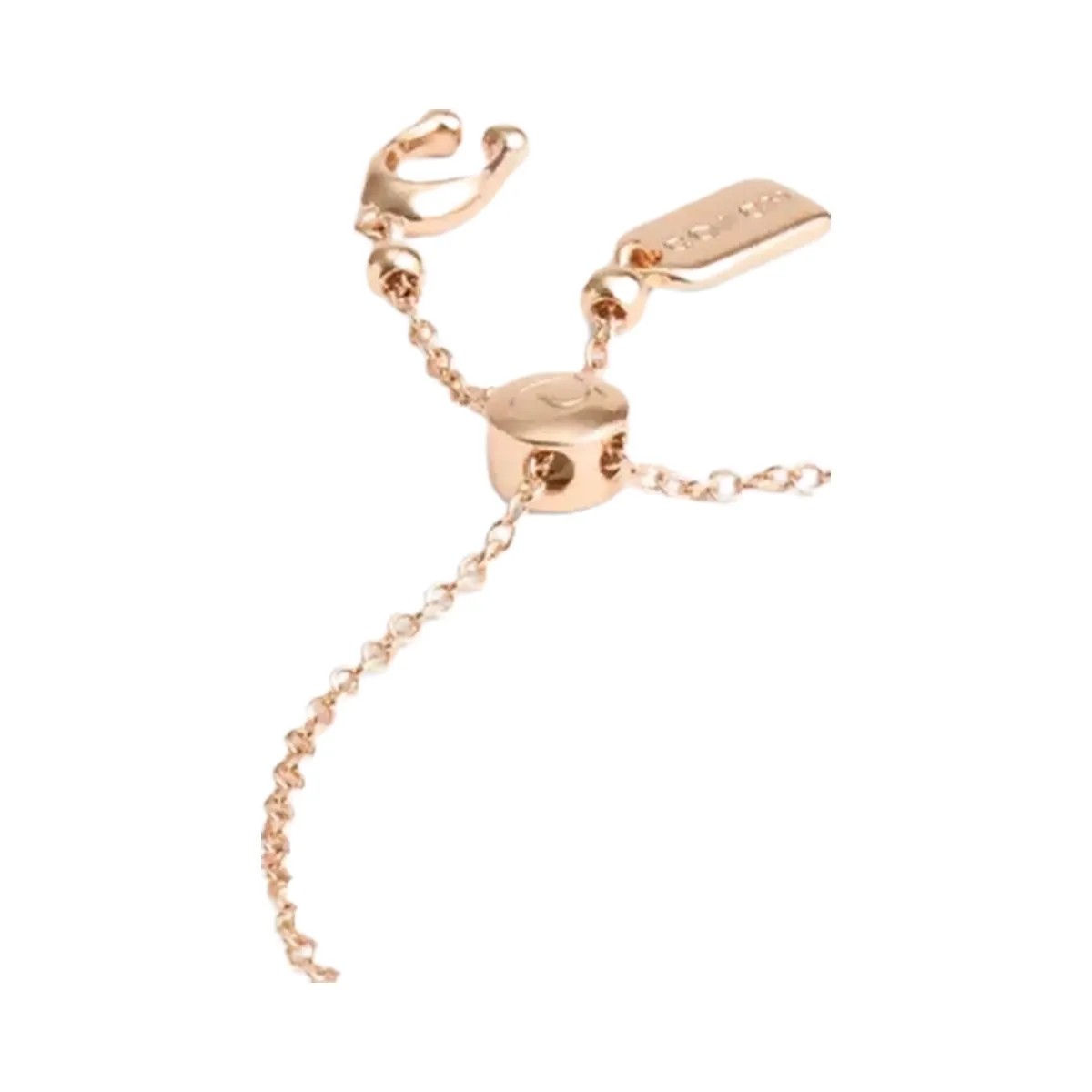 Coach Halo Tea Rose Slider Bracelet in Rose Gold - HypeFly India View 1