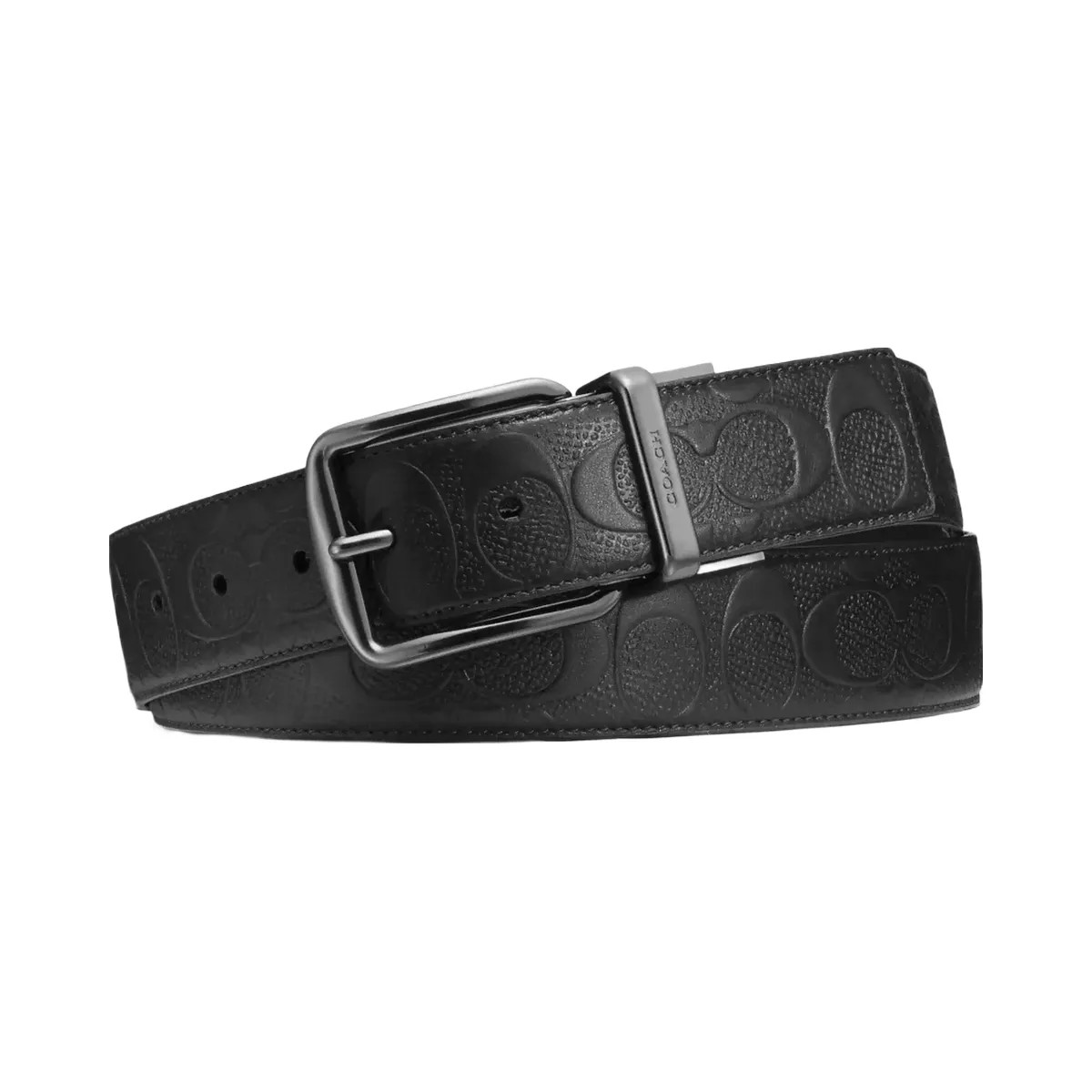Coach Harness Buckle Cut-To-Size Reversible Belt, 38 Mm in Black - HypeFly India View 1