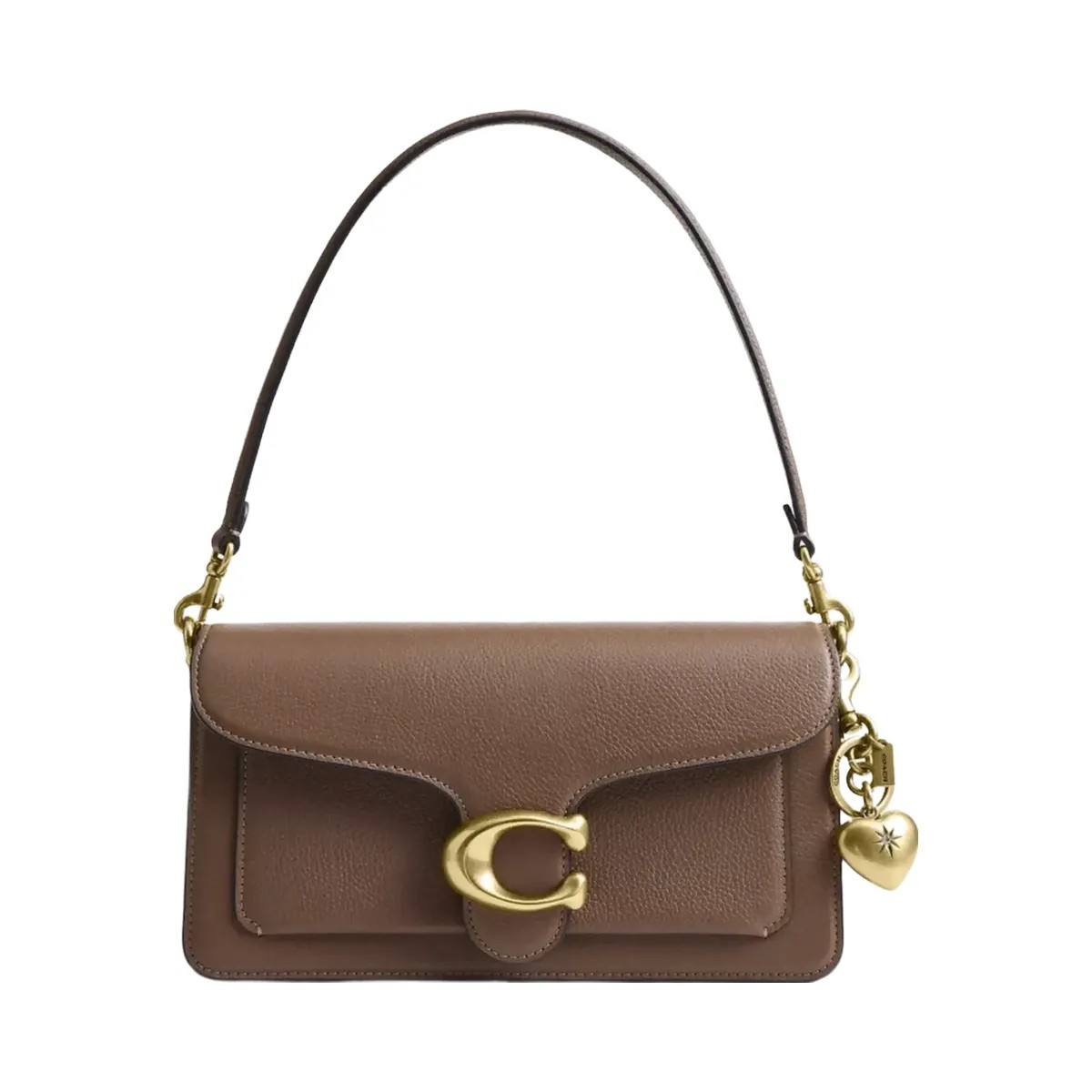 Coach Heart Bag Charm in Gold Gold - HypeFly India View 2