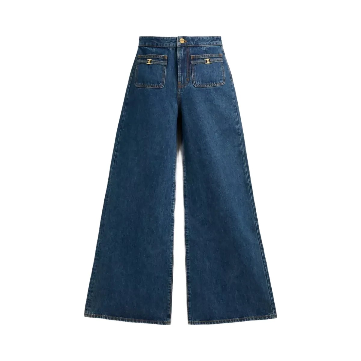 Coach Heritage C Loom Pants In Organic Cotton in Dark Blue - HypeFly India View 1