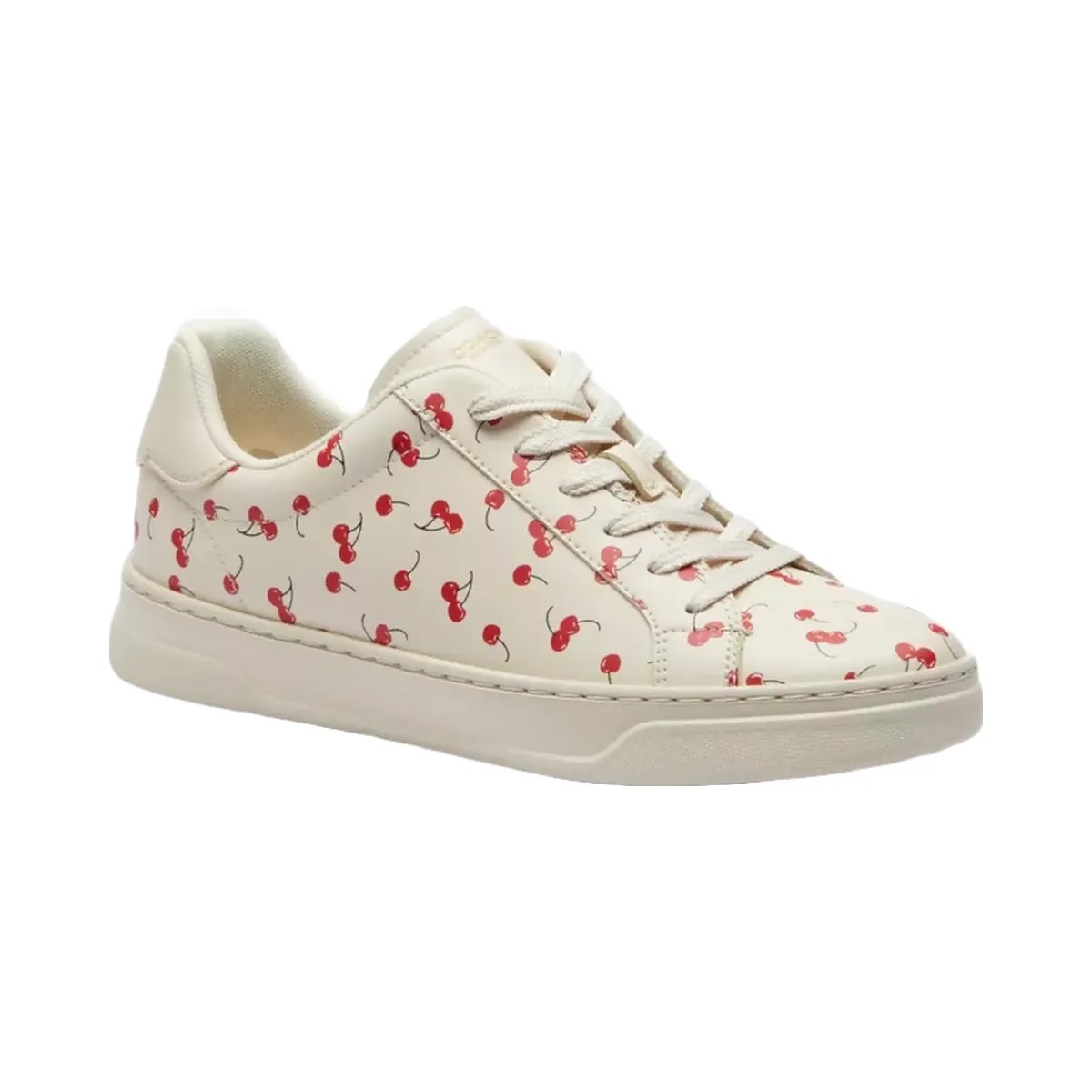 Coach High Line Sneaker With Cherry Print in Chalk Multi - HypeFly India View 1