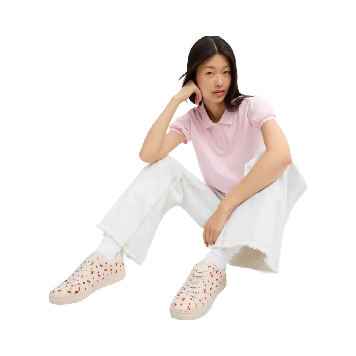 Coach High Line Sneaker With Cherry Print in Chalk Multi - HypeFly India View 6