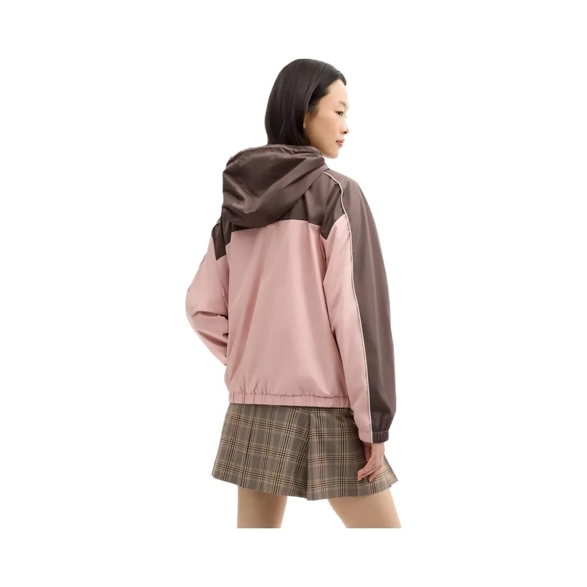 Coach Hooded Windbreaker in Chestnut Soft Pink - HypeFly India View 3
