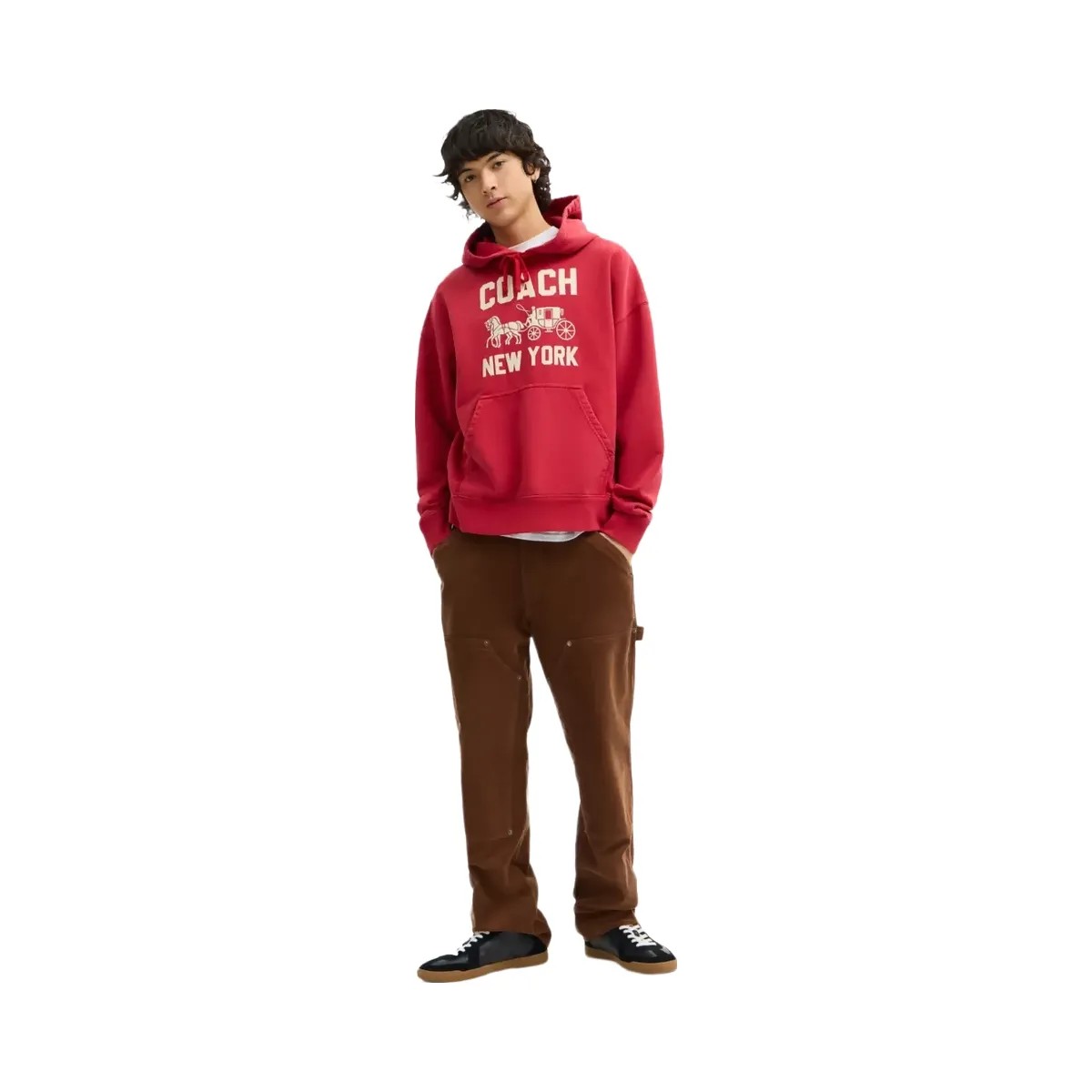 Coach Horse And Carriage Hoodie in Red - HypeFly India View 2