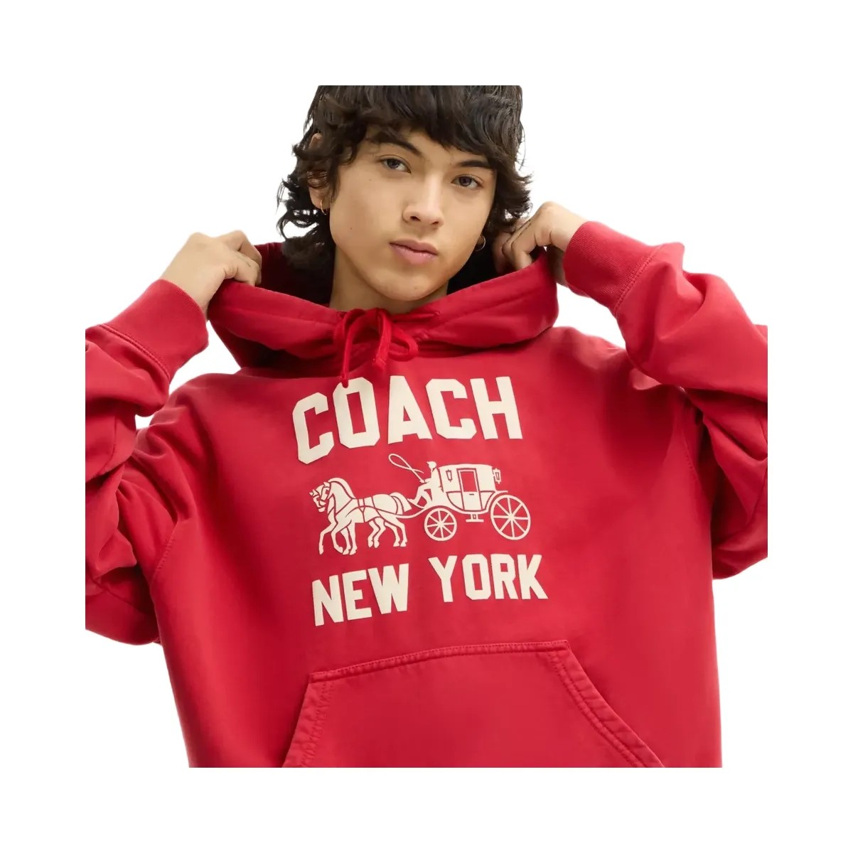 Coach Horse And Carriage Hoodie in Red - HypeFly India View 6