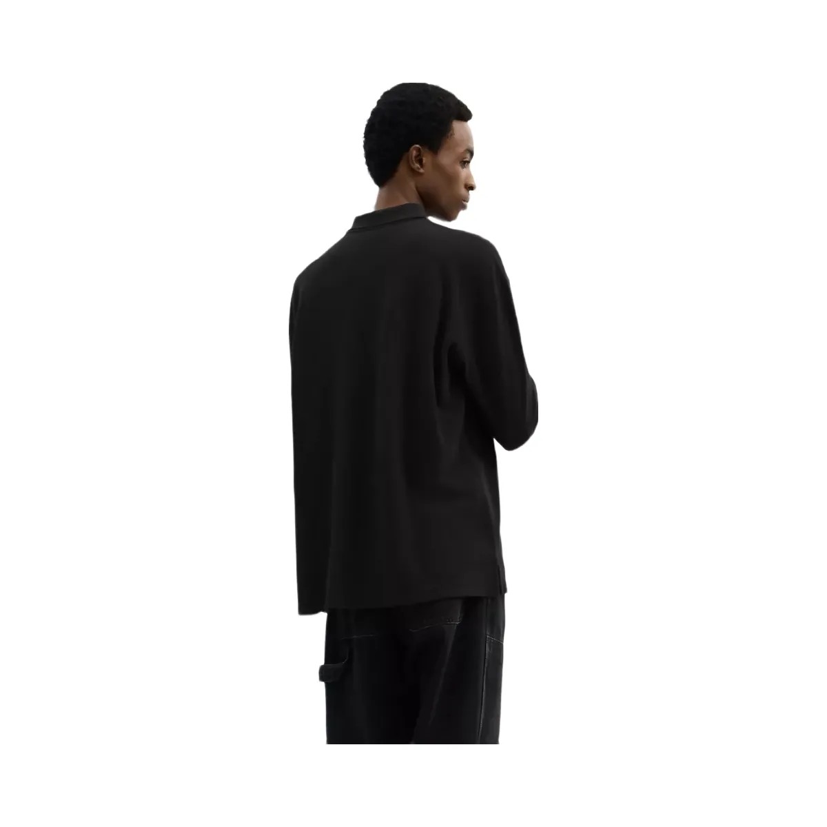 Coach Horse And Carriage Long Sleeve Polo in Black - HypeFly India View 3