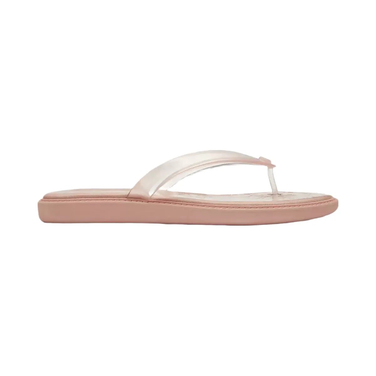Coach Jelly Flip Flop In Signature in Candy Pink - HypeFly India View 2