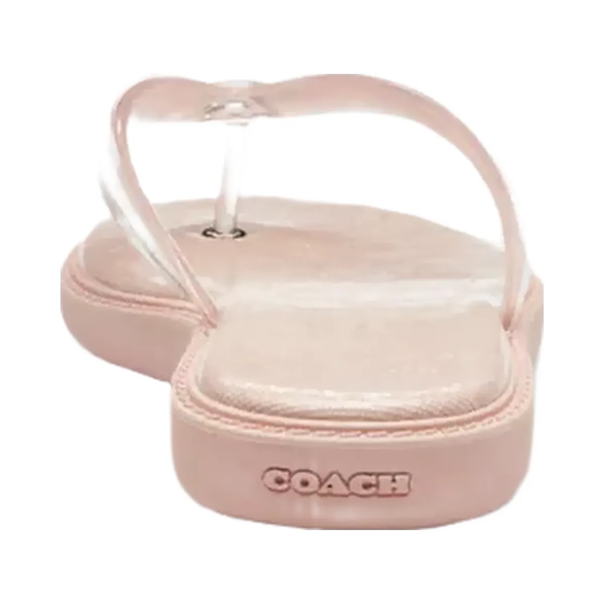 Coach Jelly Flip Flop In Signature in Candy Pink - HypeFly India View 4