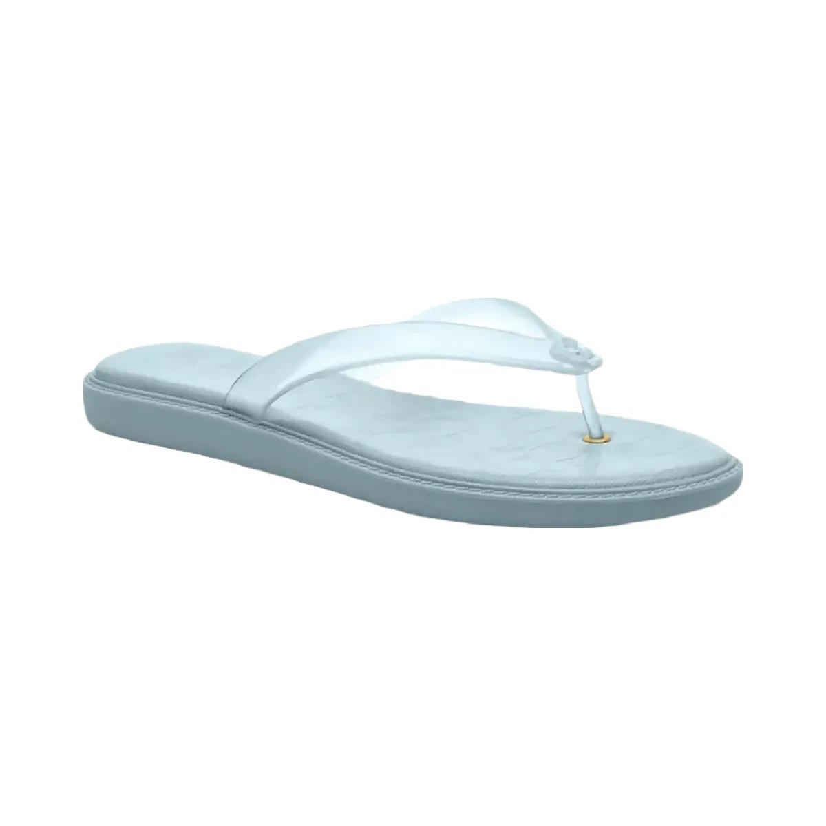 Coach Jelly Flip Flop In Signature in Sea Mist - HypeFly India View 1