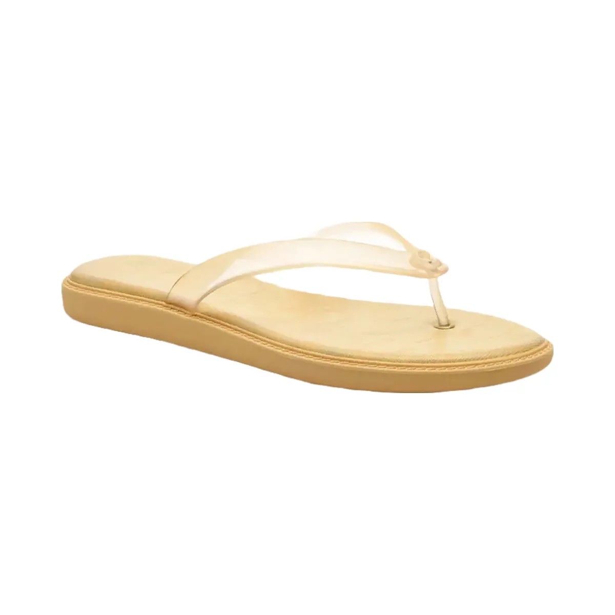 Coach Jelly Flip Flop In Signature in Vanilla - HypeFly India View 1