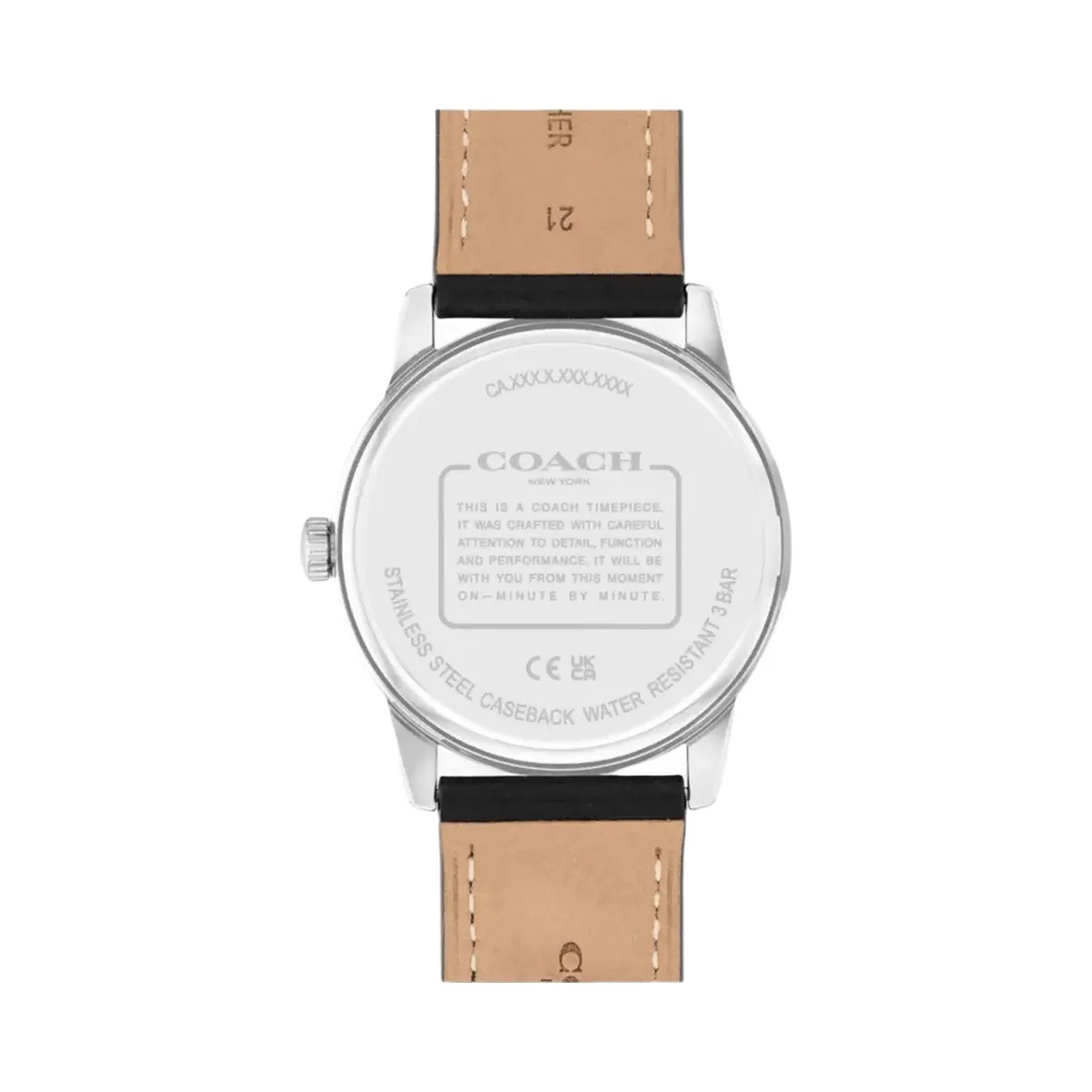 Coach Keane Watch, 39 Mm in Black - HypeFly India View 3