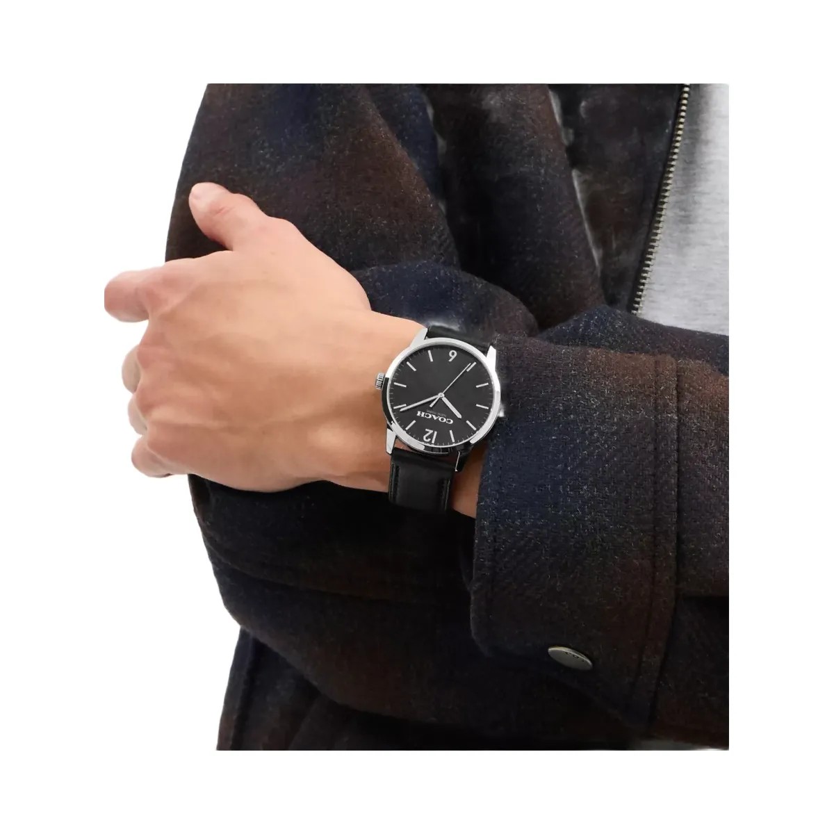 Coach Keane Watch, 39 Mm in Black - HypeFly India View 4