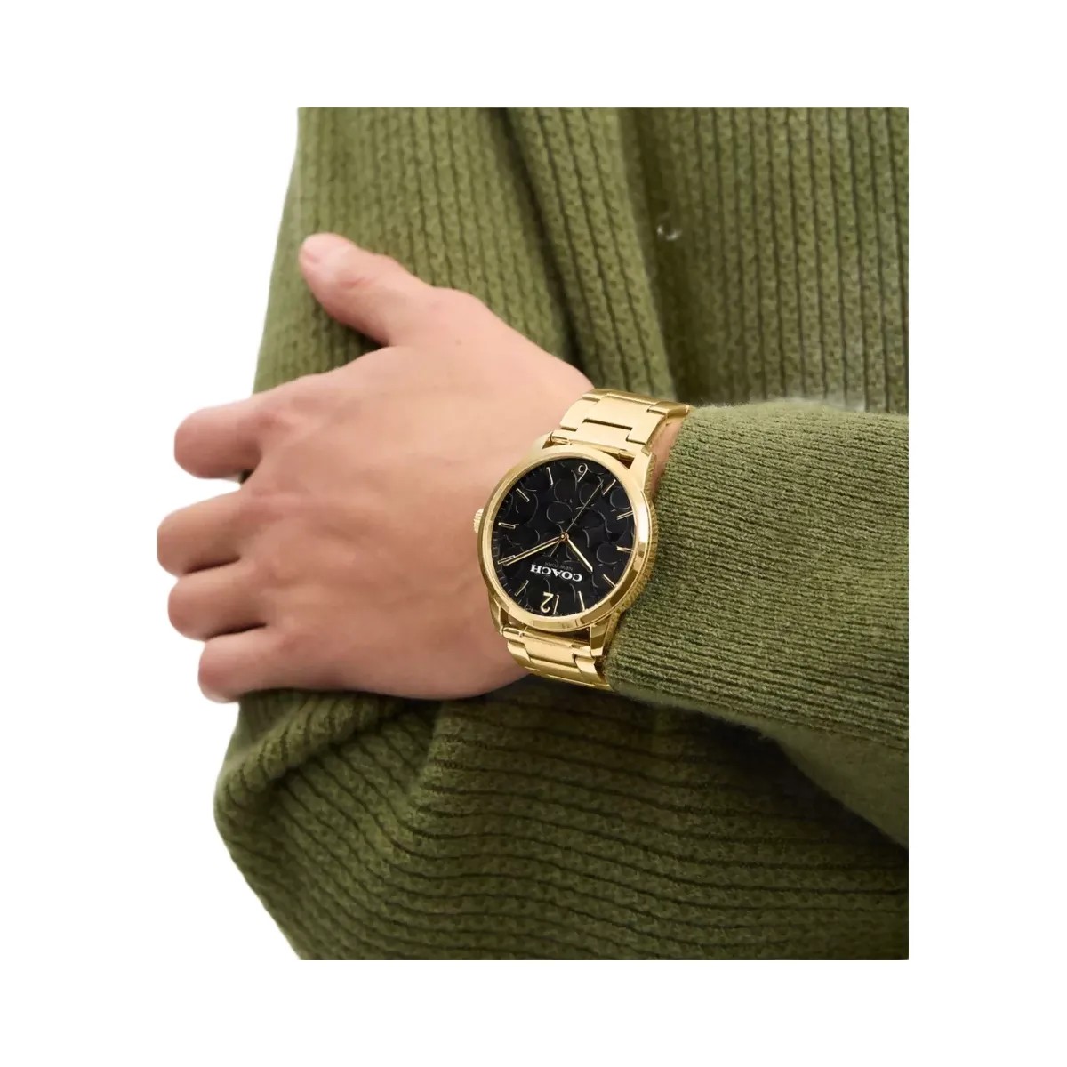 Coach Keane Watch Gift Set, 39 Mm in Gold Black - HypeFly India View 5