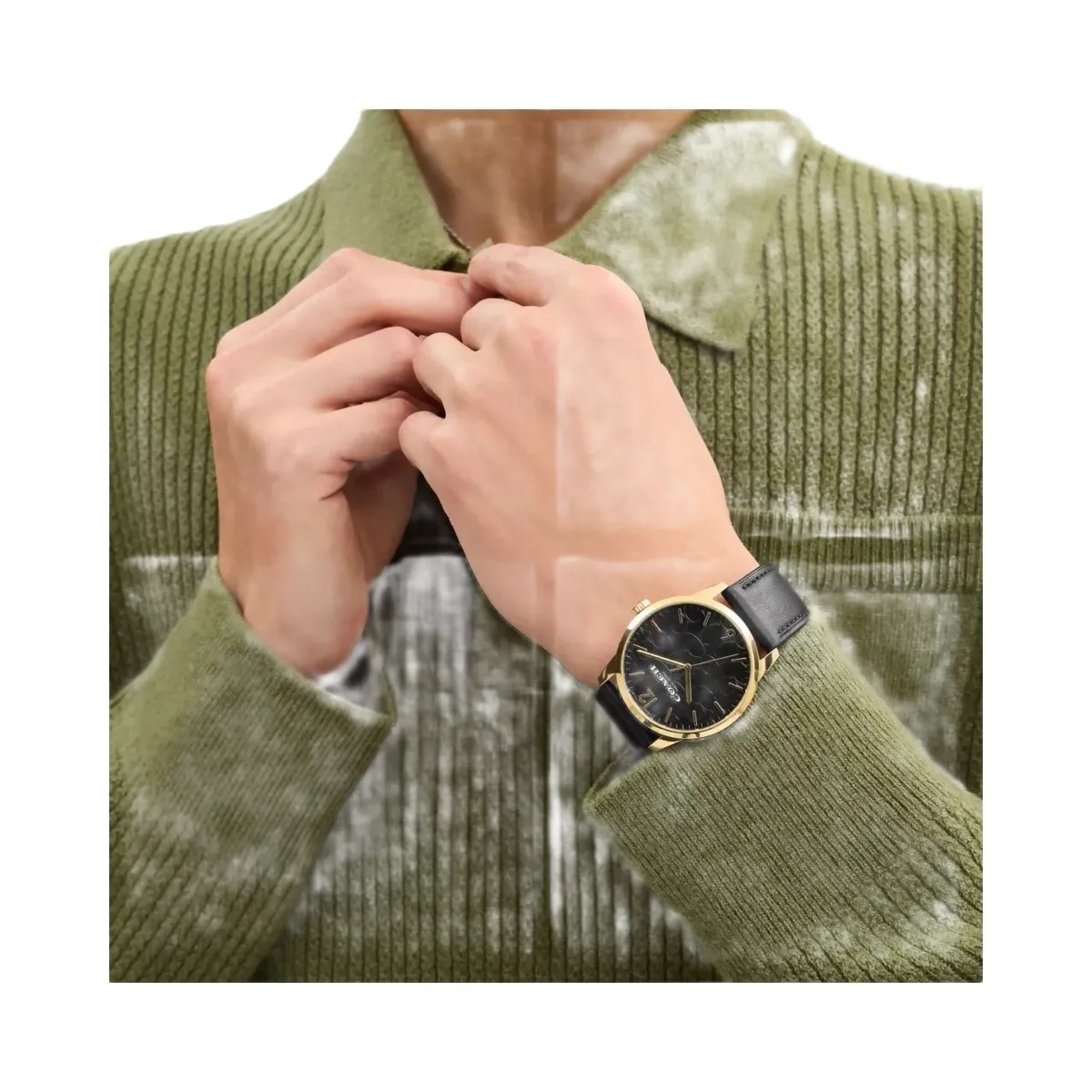 Coach Keane Watch Gift Set, 39 Mm in Gold Black - HypeFly India View 6