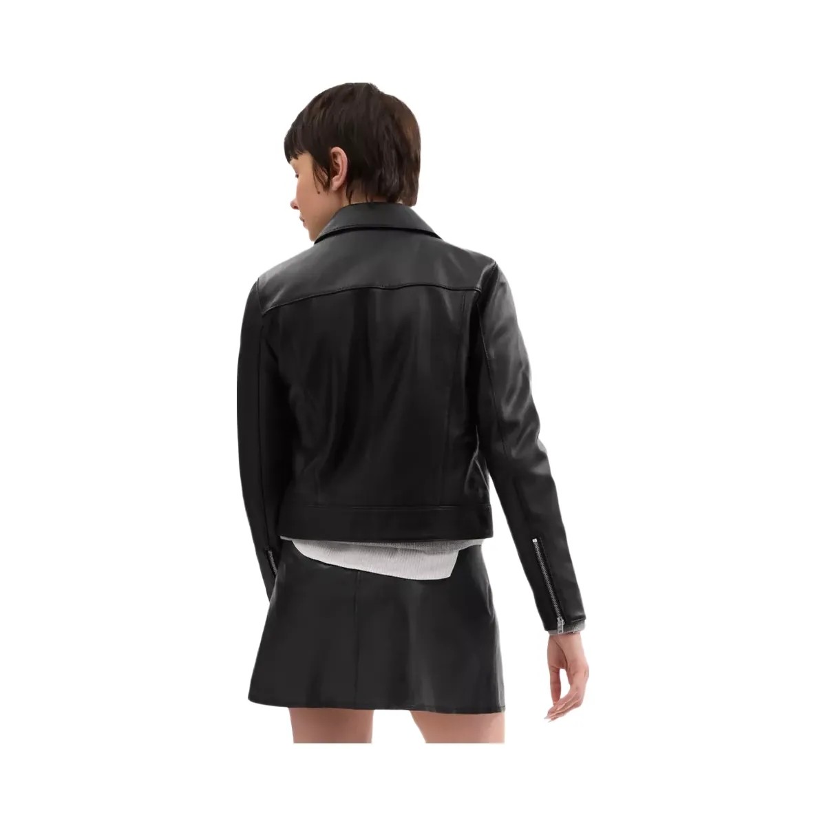 Coach Leather Jacket in Black - HypeFly India View 3