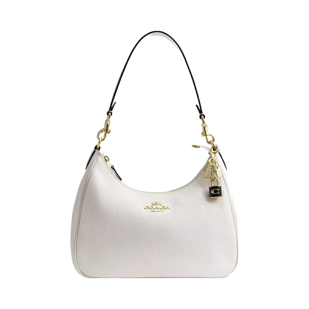 Coach Lock Bag Charm in Gold Black - HypeFly India View 2