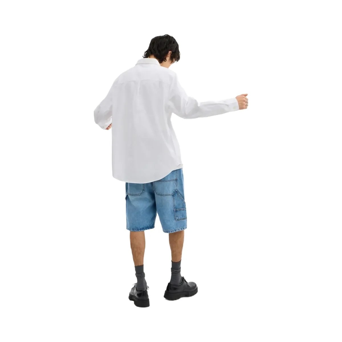 Coach Long Sleeve Button Down Shirt White - HypeFly India View 3