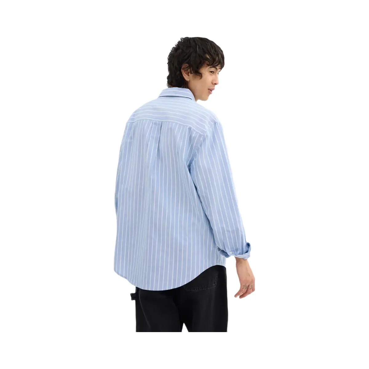Coach Long Sleeve Button Down Shirt Winter Blue - HypeFly India View 3
