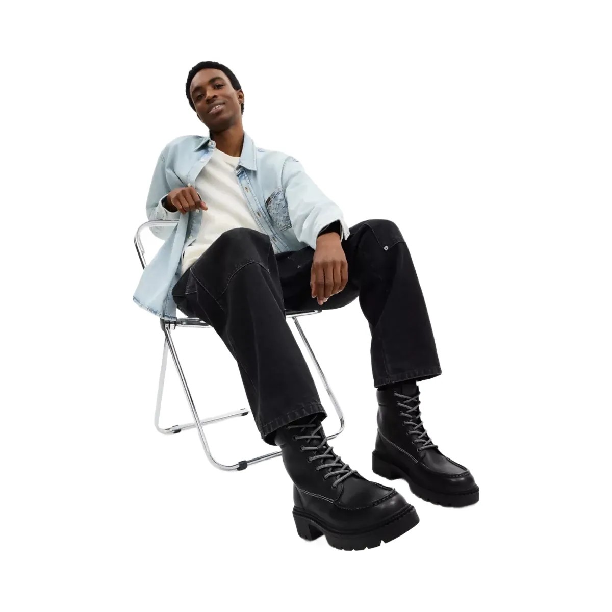 Coach Lug Sole Boot in Black - HypeFly India View 5