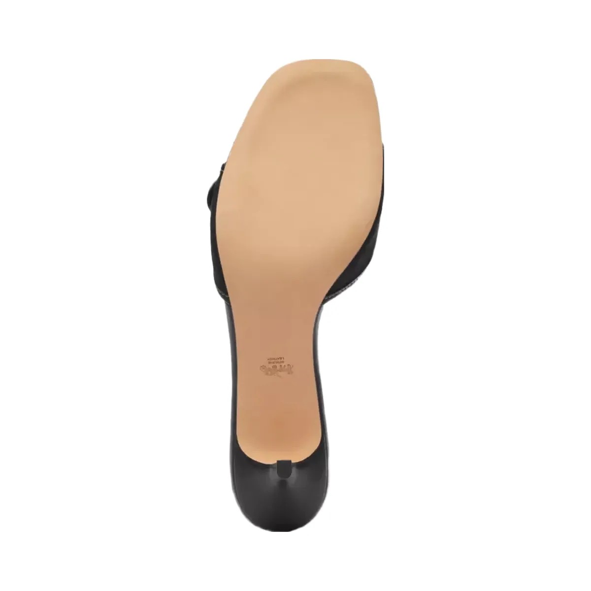 Coach Margot Sandal In Signature Jacquard in Black - HypeFly India View 5