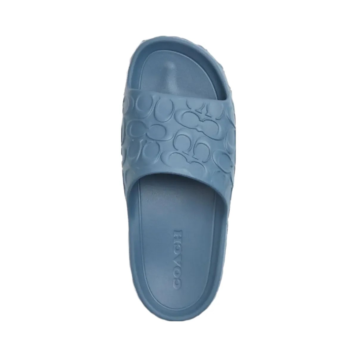 Coach Men's Bay Slide In Signature Light Denim - HypeFly India View 3