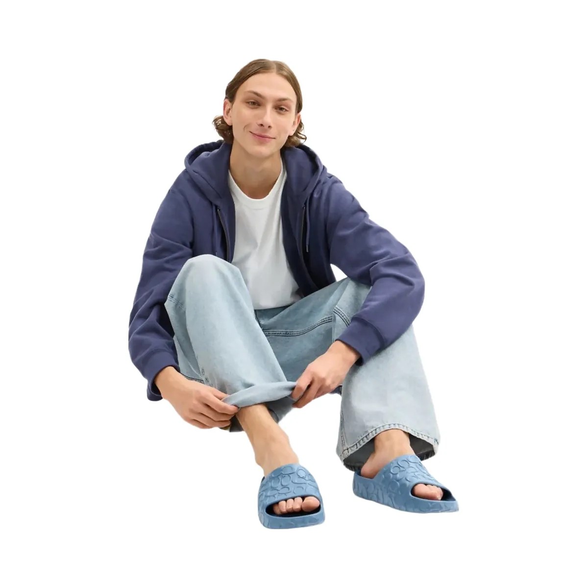 Coach Men's Bay Slide In Signature Light Denim - HypeFly India View 6