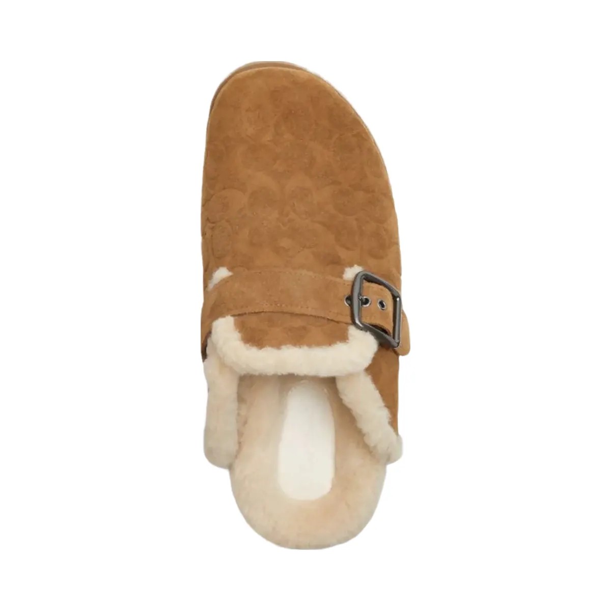 Coach Men's Buckle Clog In Signature Tobacco - HypeFly India View 3