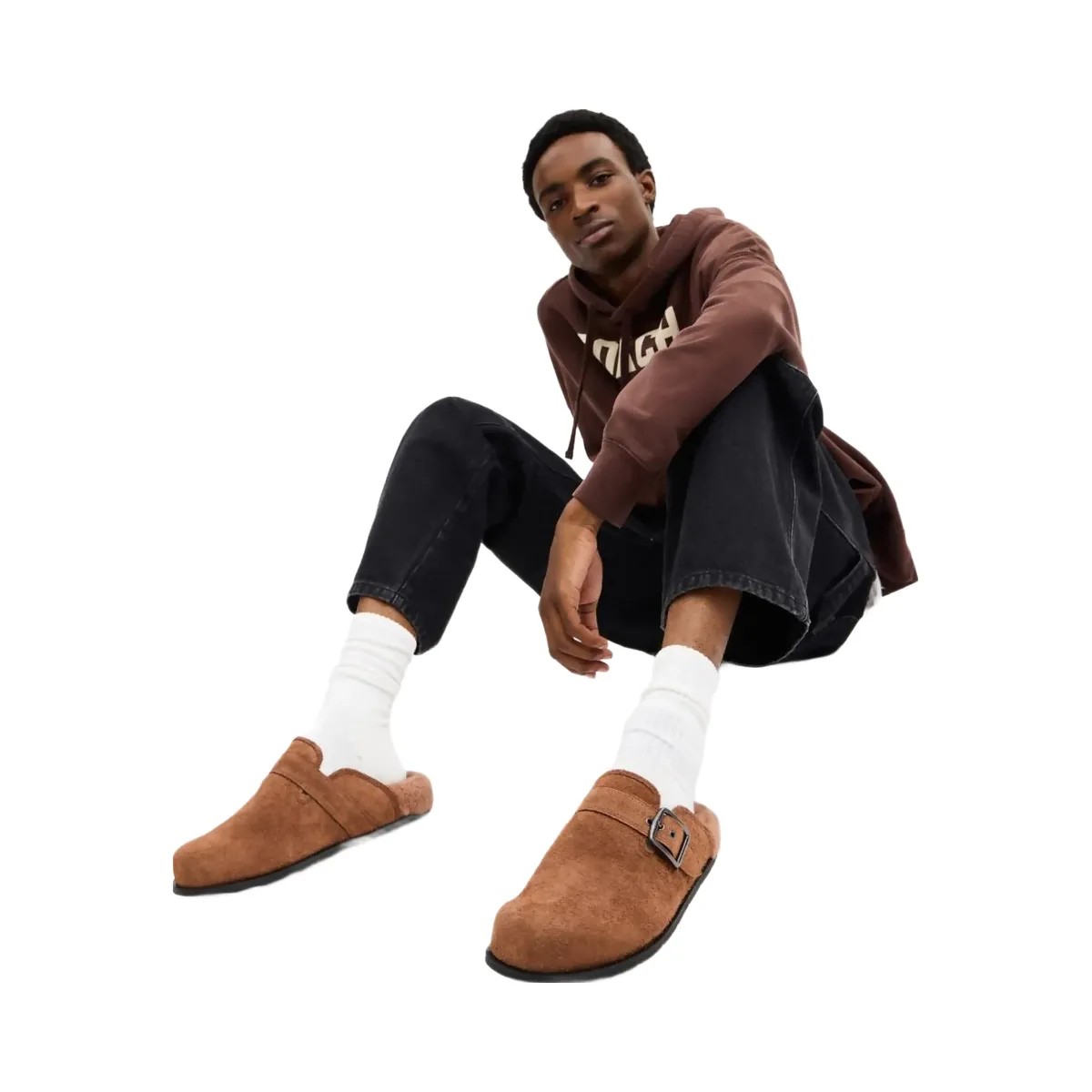 Coach Men's Buckle Clog Sable - HypeFly India View 5