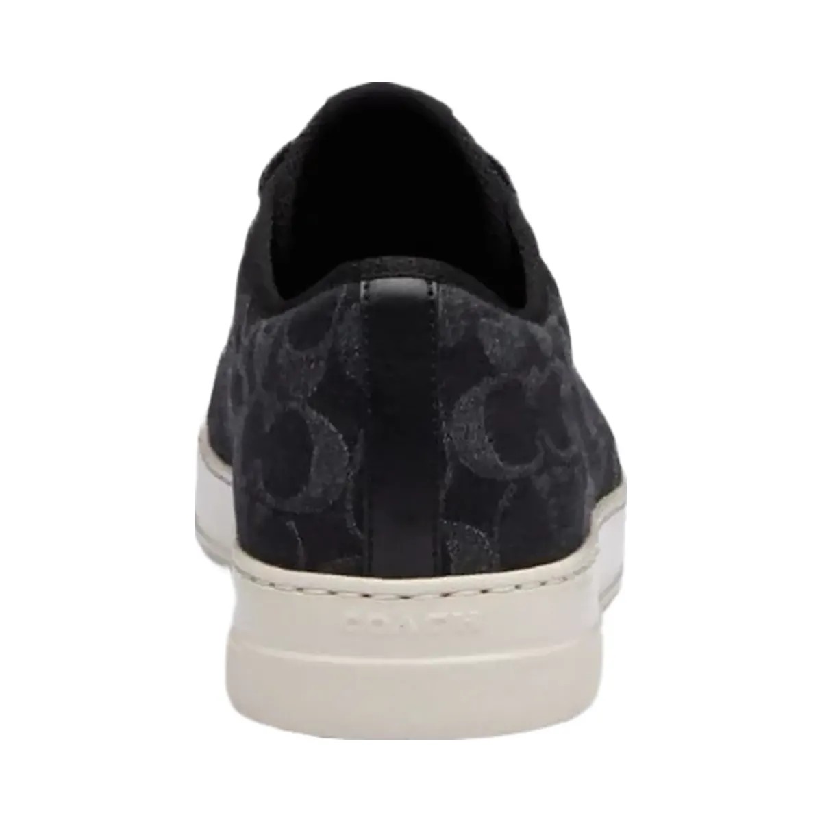 Coach Men's Canvas Sneaker In Signature Denim Black - HypeFly India View 4