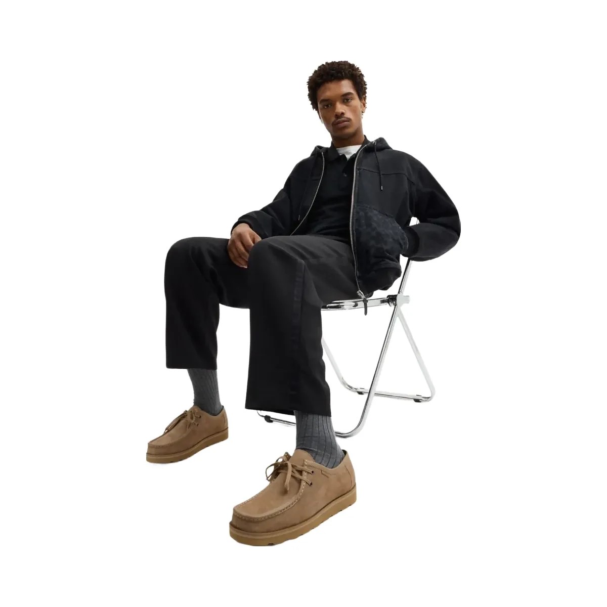 Coach Men's Chukka Shoe With Signature Canvas Stone - HypeFly India View 5