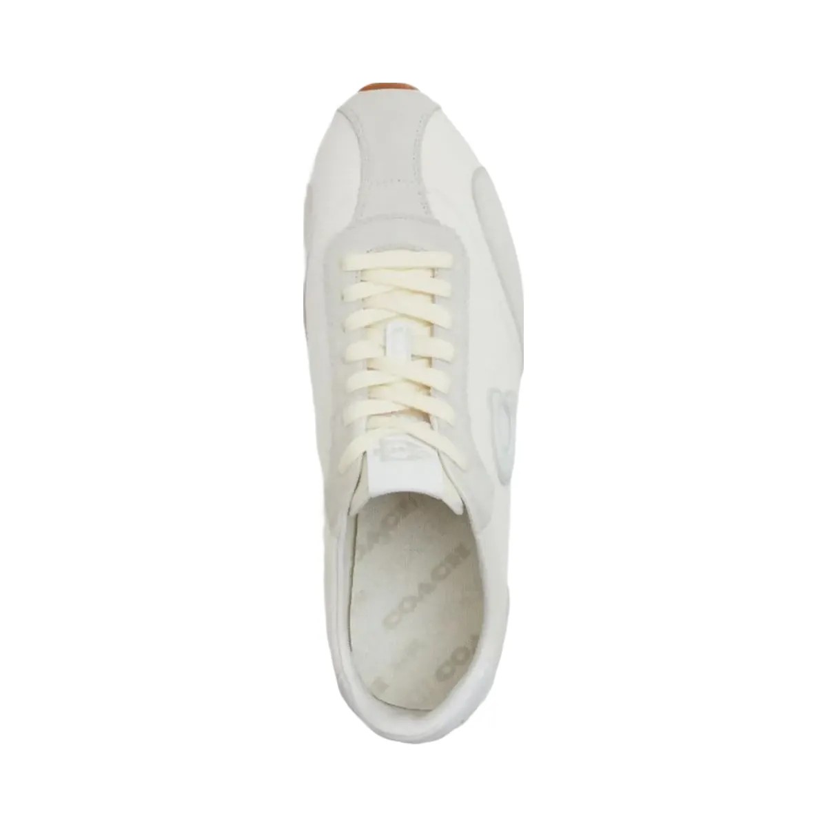 Coach Men's Flat Sneaker Optic White Grey - HypeFly India View 3
