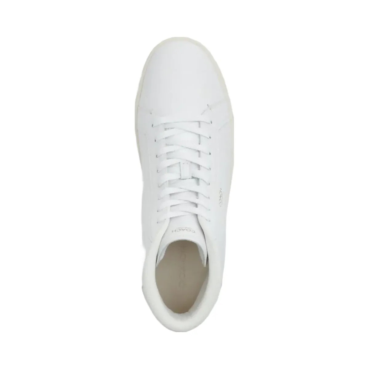 Coach Men's High Line High Top Sneaker Optic White - HypeFly India View 3