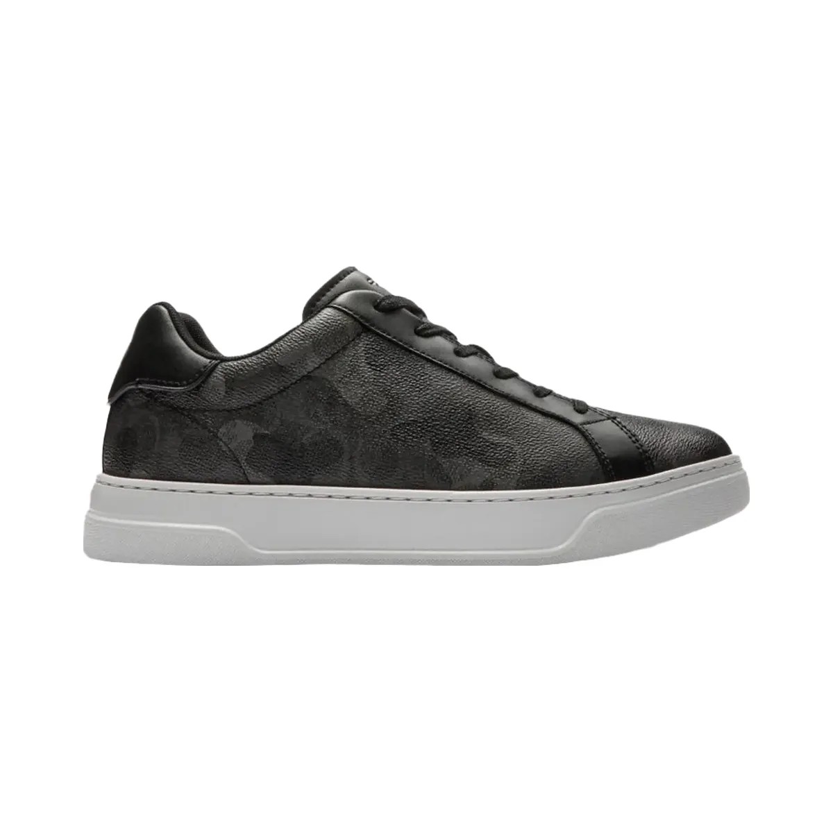 Coach Men's High Line Sneaker In Signature Camo Print Camo Black - HypeFly India View 1