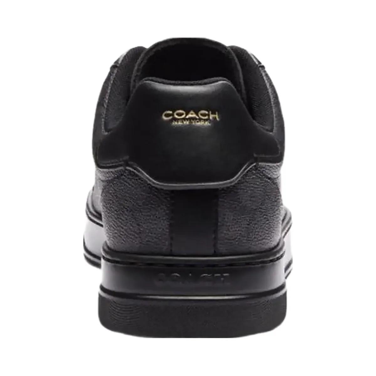 Coach Men's High Line Sneaker In Signature Canvas Graphite Black - HypeFly India View 4