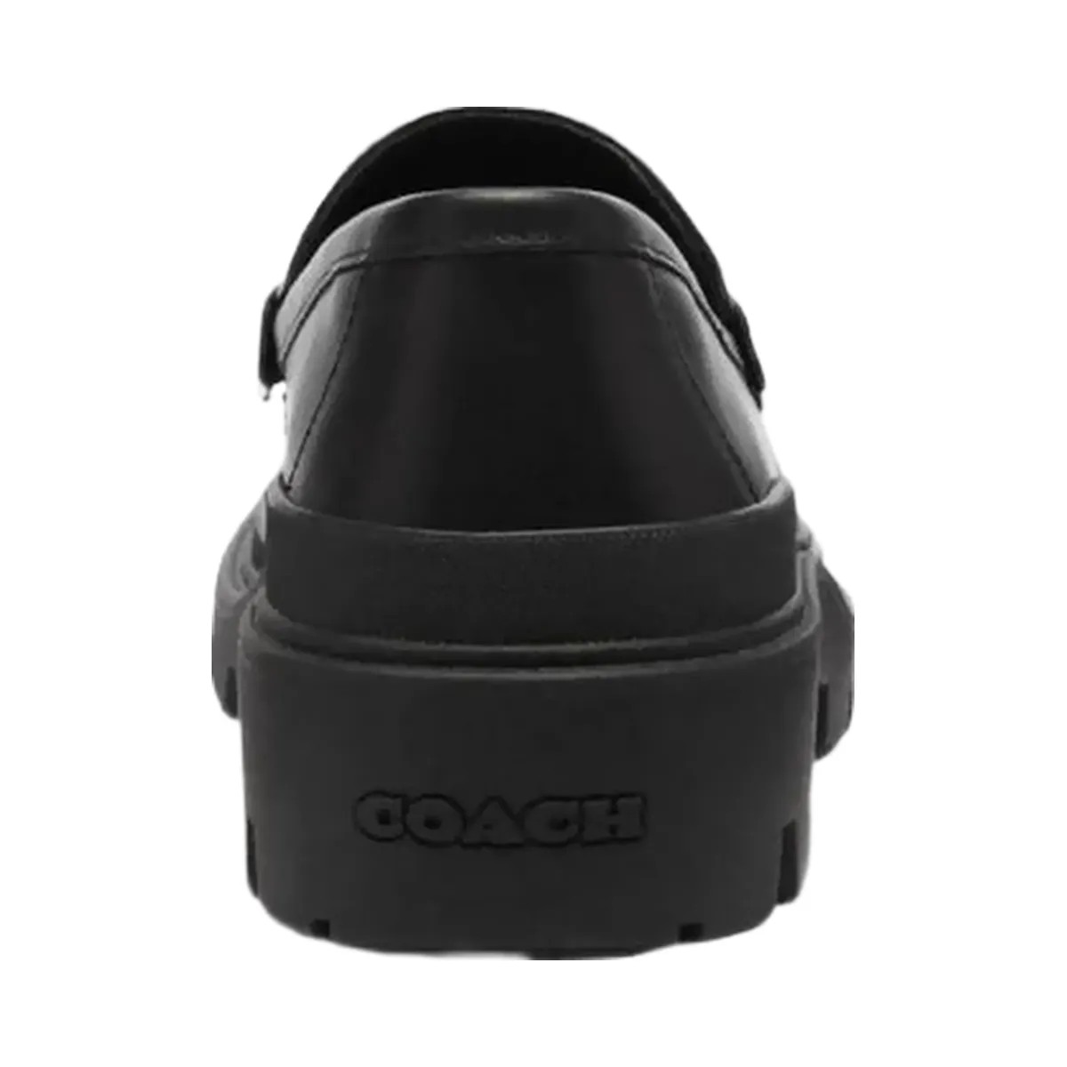 Coach Men's Loafer In Signature Leather Black - HypeFly India View 4