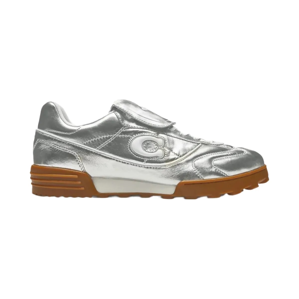 Coach Men's Match Sneaker Silver - HypeFly India View 1