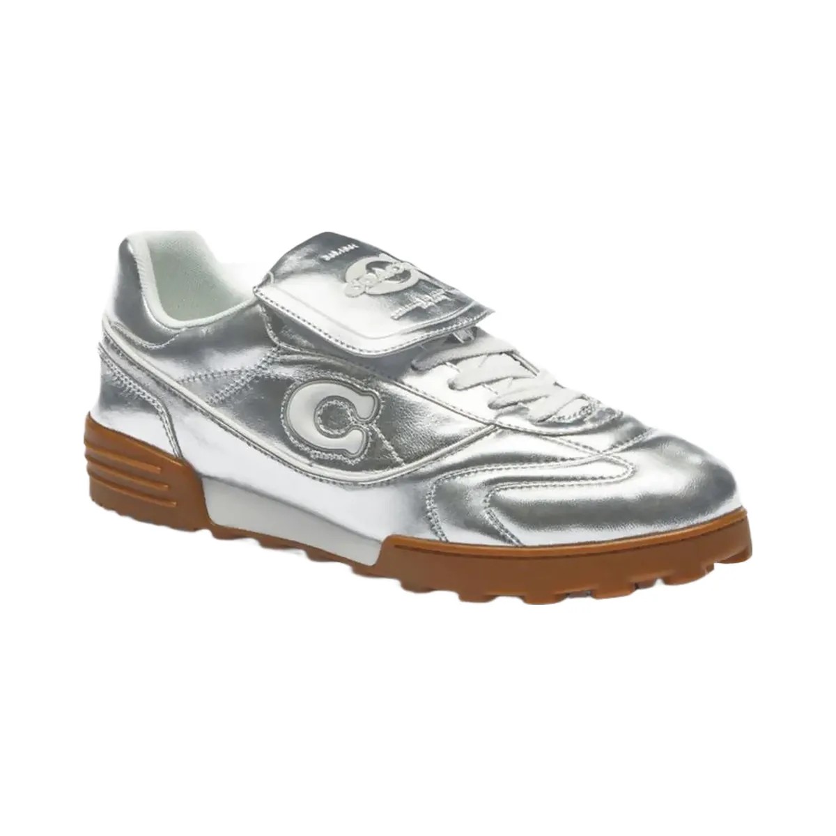 Coach Men's Match Sneaker Silver - HypeFly India View 2