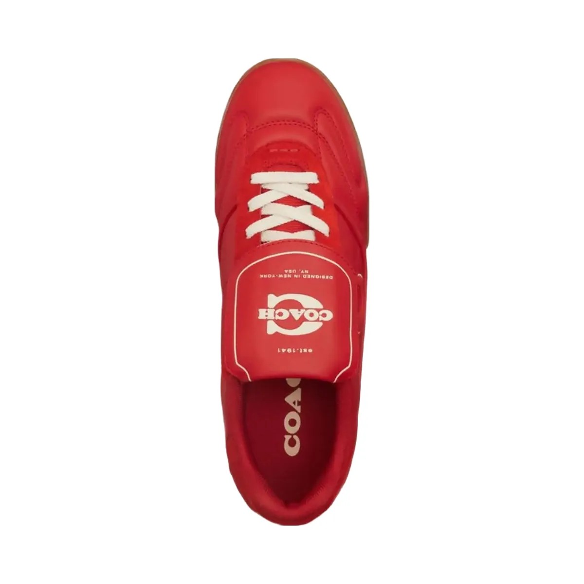 Coach Men's Match Sneaker Sport Red - HypeFly India View 3