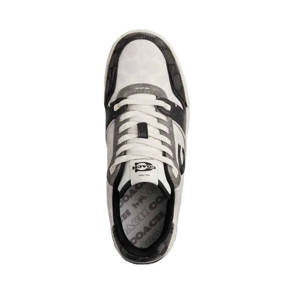 Coach Men's Soho Sneaker In Mixed Signature Black Chalk - HypeFly India View 3