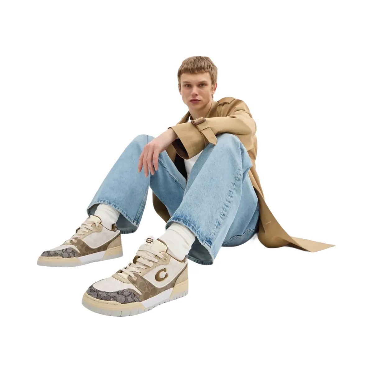 Coach Men's Soho Sneaker In Mixed Signature Multi - HypeFly India View 5