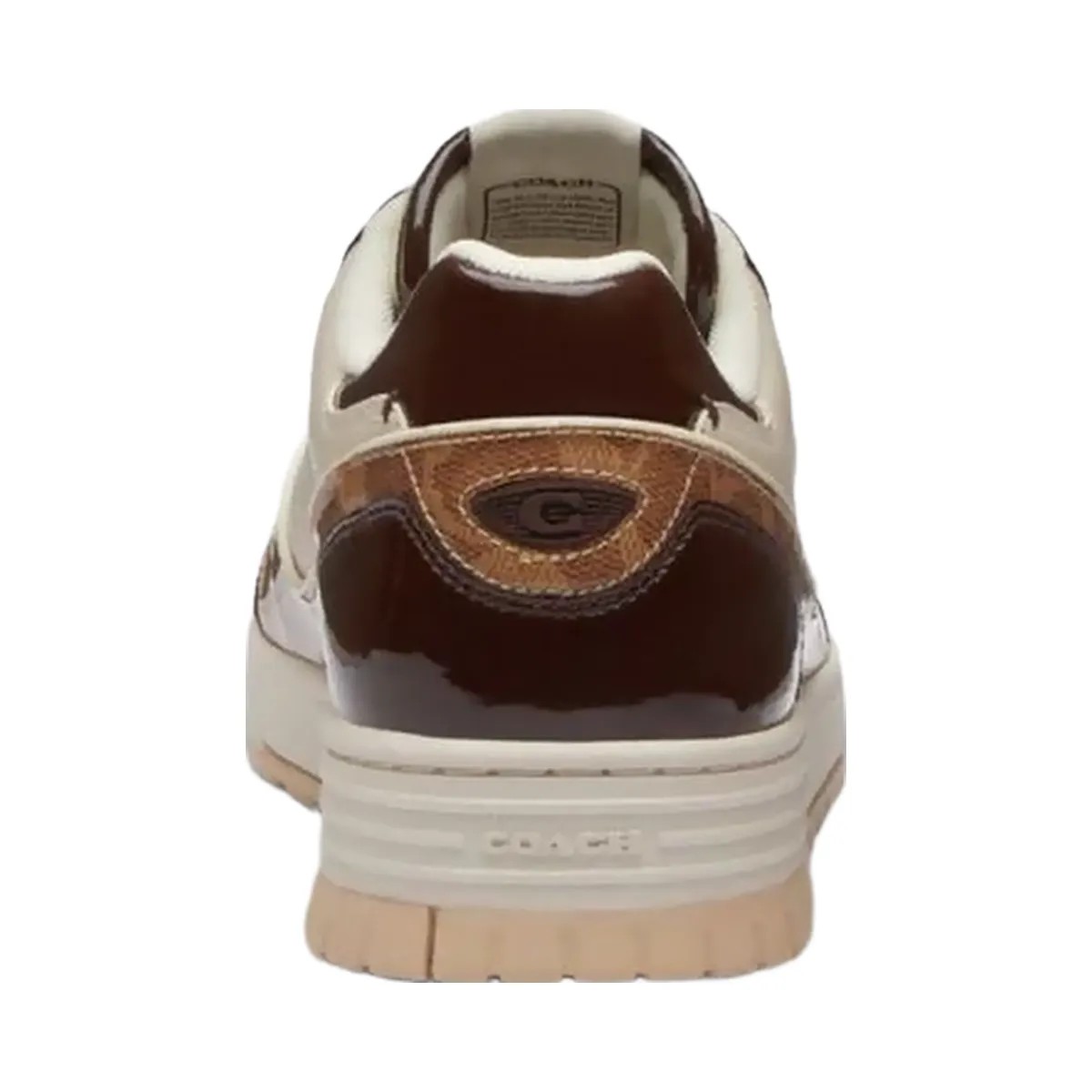 Coach Men's Soho Sneaker With Patent Signature Brown Maple - HypeFly India View 4