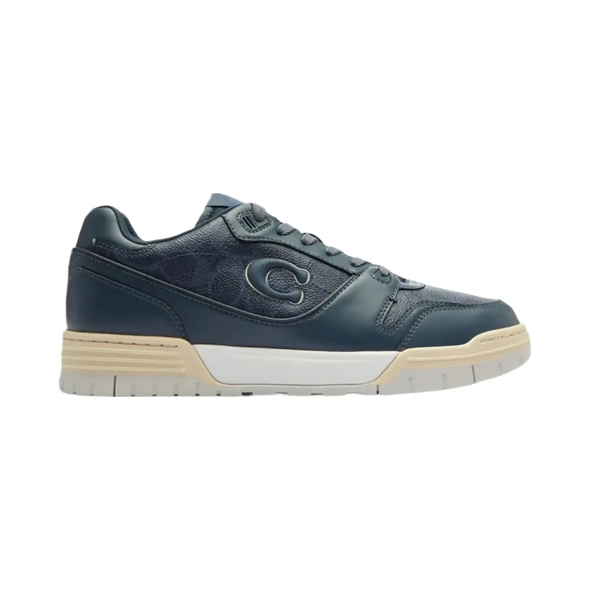 Coach Men's Soho Sneaker With Signature Canvas Denim Denim - HypeFly India View 1