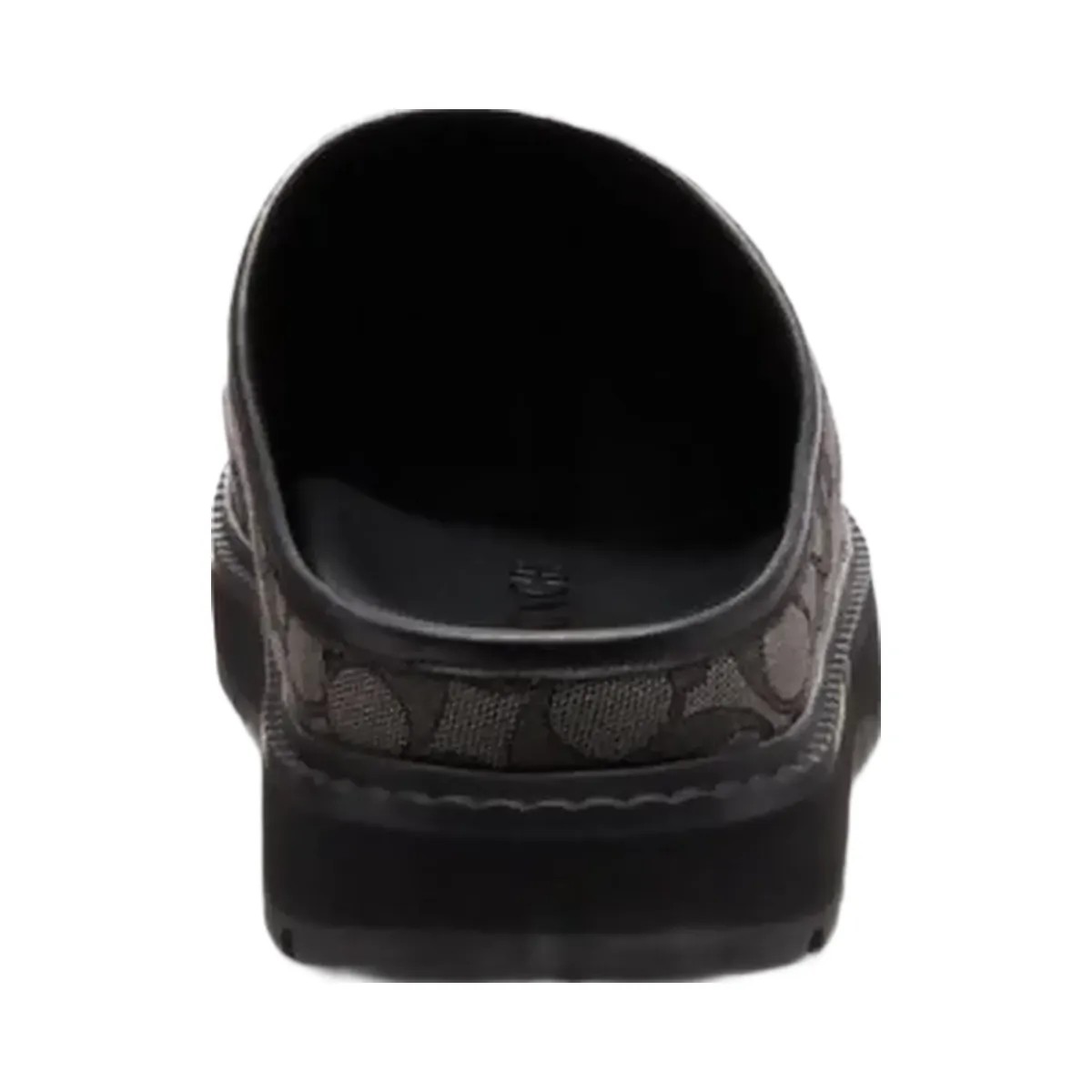 Coach Men's Sport Clog In Signature Jacquard Graphite Black - HypeFly India View 4