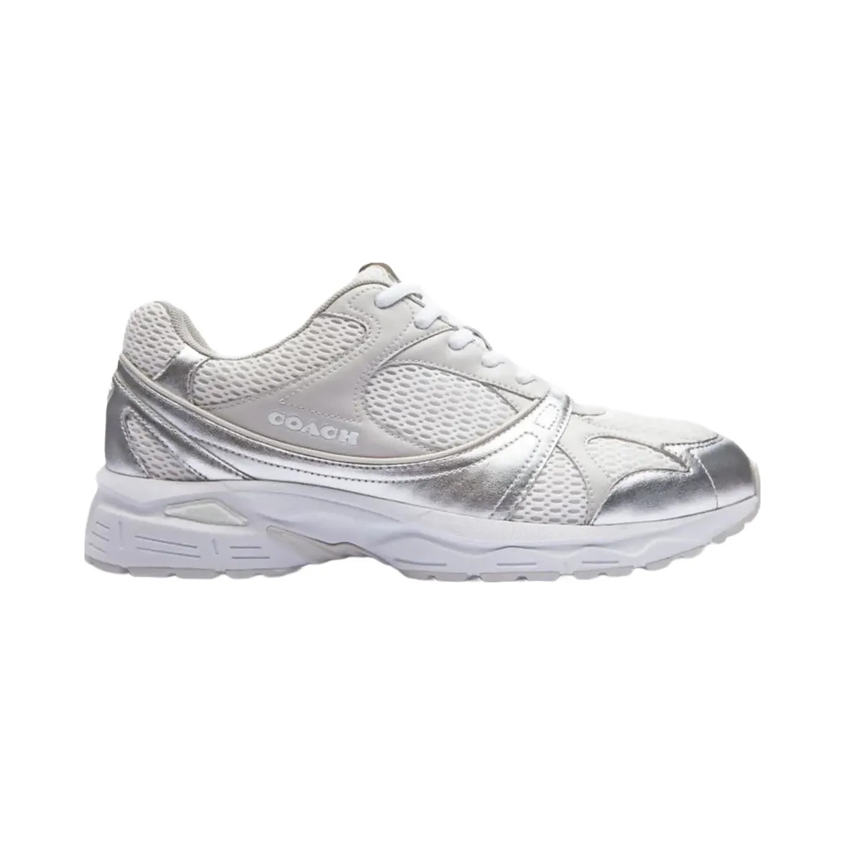 Coach Men's Sport Sneaker Light Grey Optic White - HypeFly India View 1