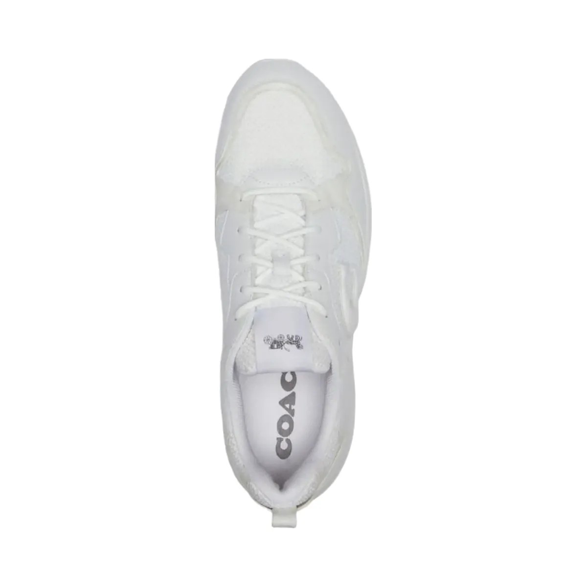 Coach Men's Strider Sneaker In Signature Canvas Optic White - HypeFly India View 3