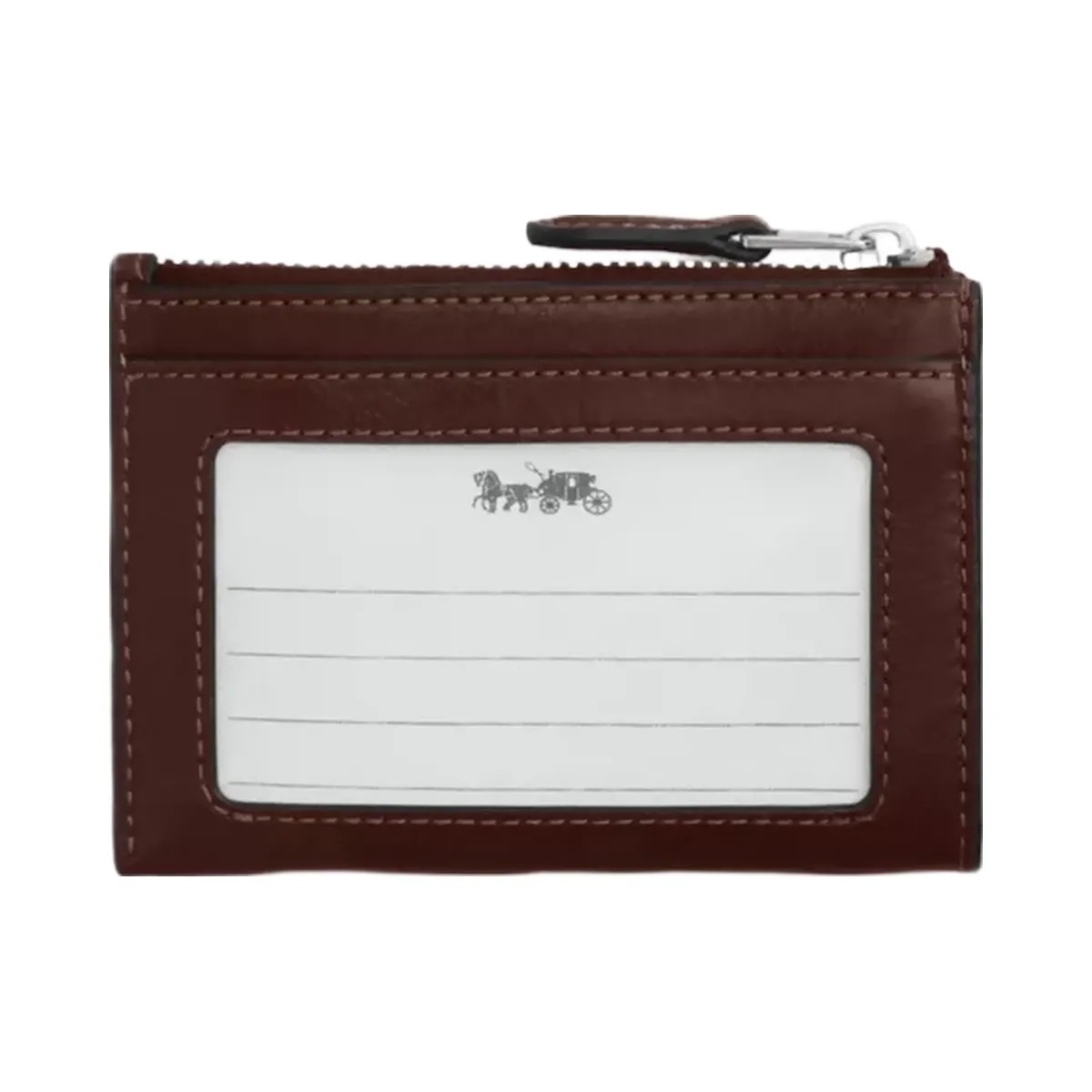 Coach Mini Skinny Id Case in Silver Maple - HypeFly India View 2
