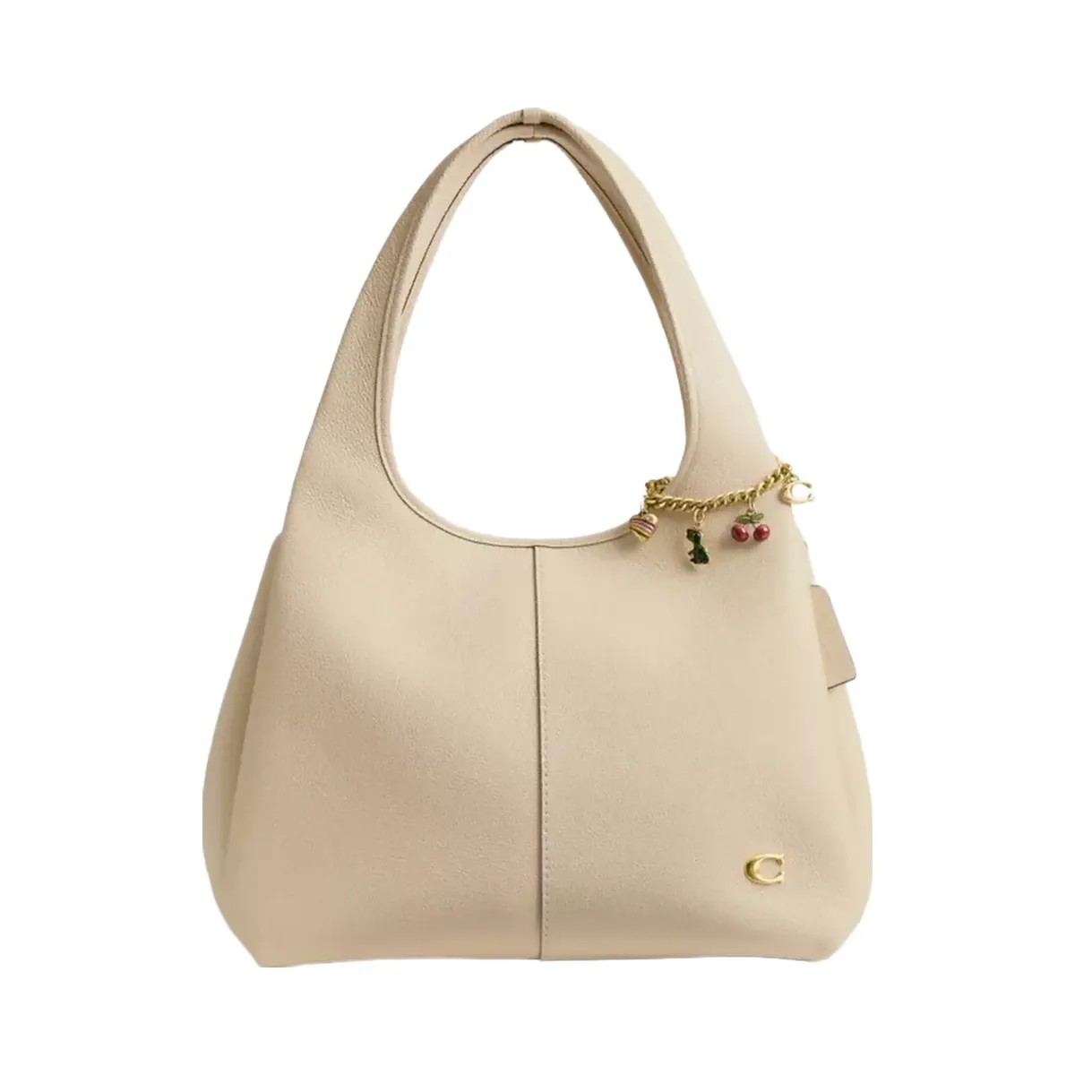 Coach Motif Chain Bag Charm in Brass Multi - HypeFly India View 3