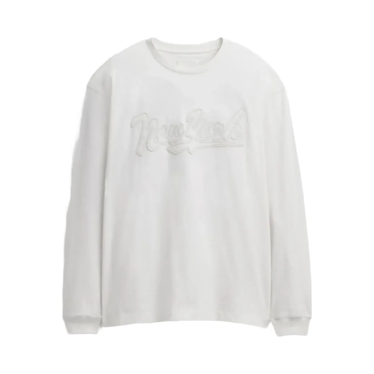 Coach New York Long Sleeve T Shirt In Organic Cotton White - HypeFly India View 1