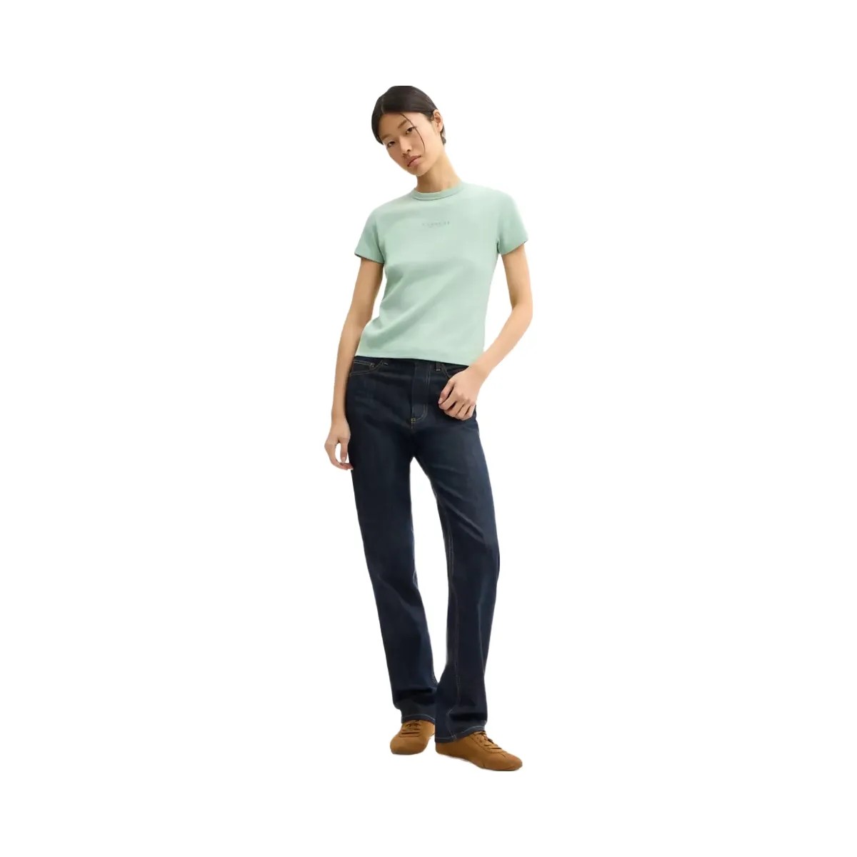 Coach New York Ribbed T-Shirt in Mint - HypeFly India View 2