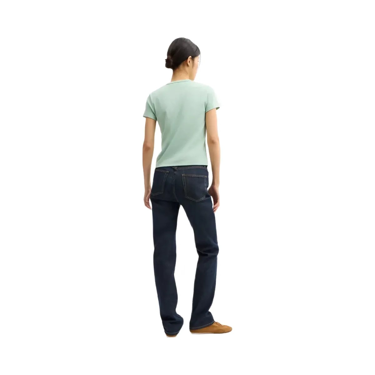 Coach New York Ribbed T-Shirt in Mint - HypeFly India View 3